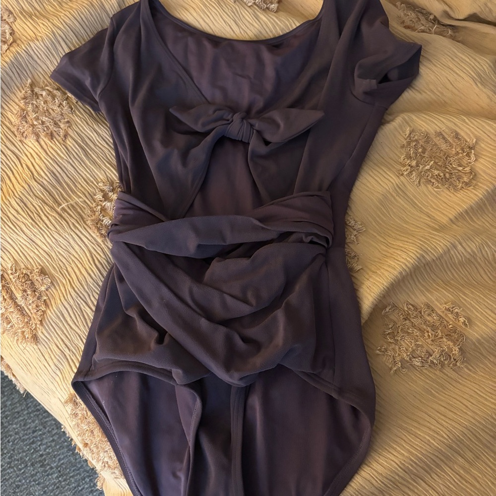 Michael Kors Brown One Piece Swimsuit